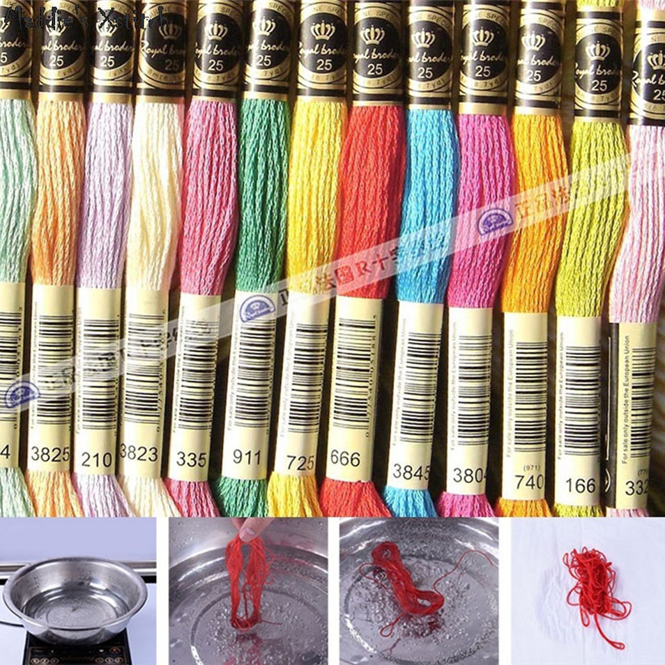 Наборы для вышивания крестиком – обзор и цена Cotton Embroidery Thread Skeins