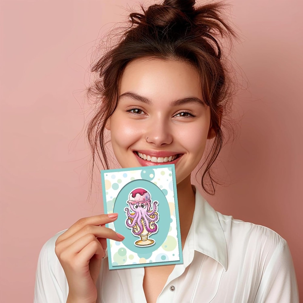 Прозрачные штампы с морскими ж – обзор и цена Clear Silicone Stamps For Card Making