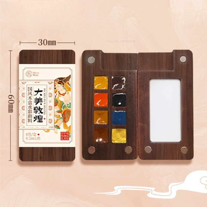 Портативный акварельный пигмен – обзор и цена Watercolor Paint Set Solid Pigment